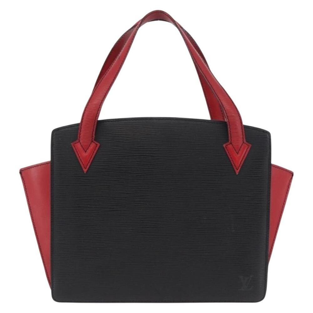 Louis Vuitton Epi Bicolor Varenne Handbag Black